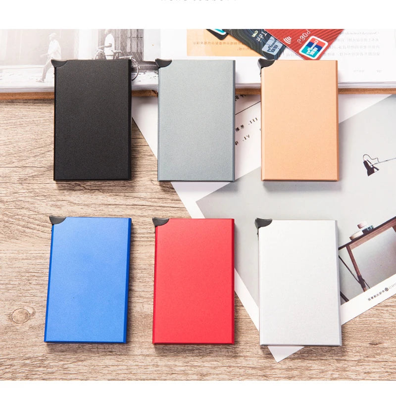 Minimalistic Aluminium Steel Wallet - CentralShoppers