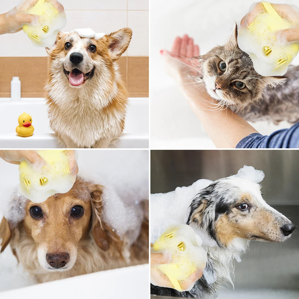 Pet Shampoo Brushes - CentralShoppers