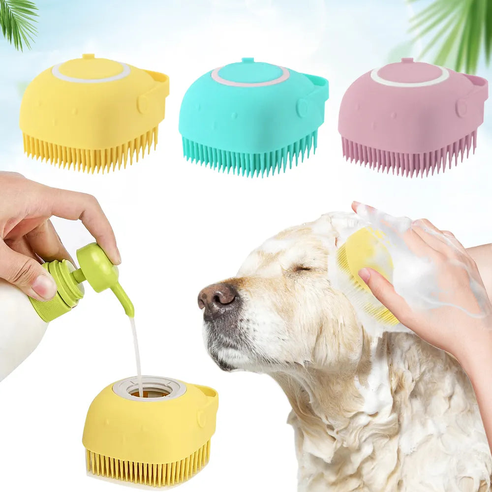 Pet Shampoo Brushes - CentralShoppers