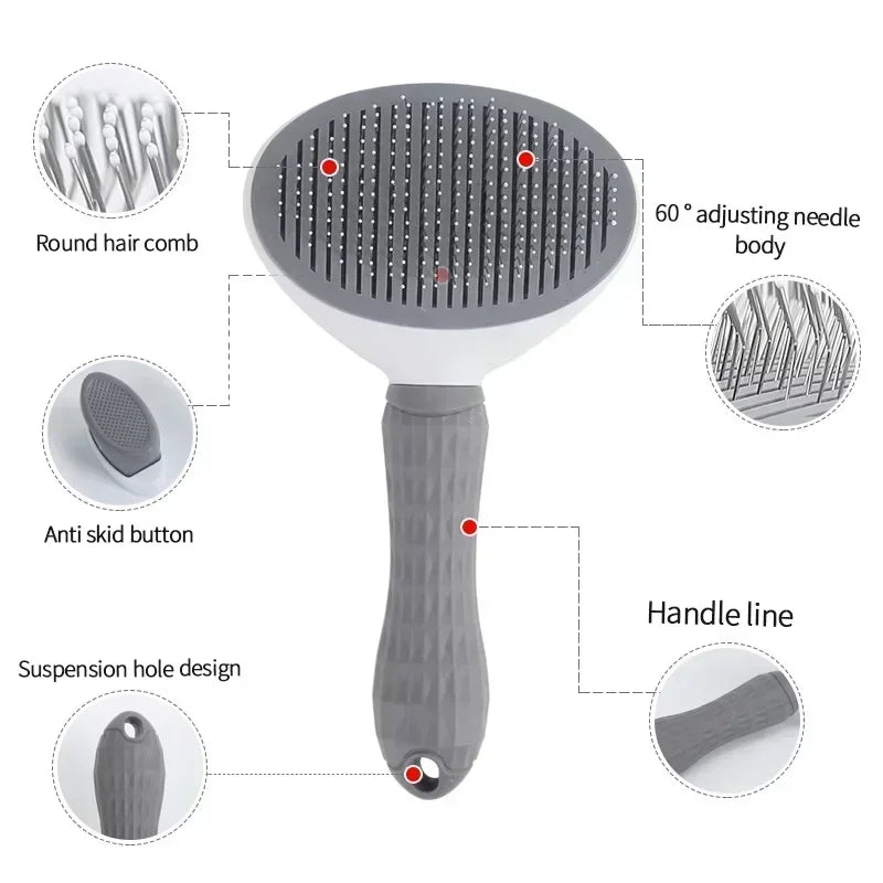 Self Cleaning Pet Brush - CentralShoppers