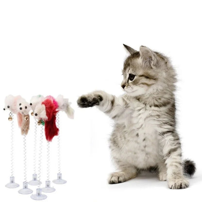 Cat Feather Rod Toys - CentralShoppers