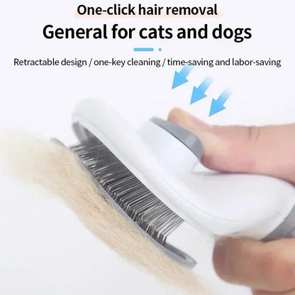 Self Cleaning Pet Brush - CentralShoppers